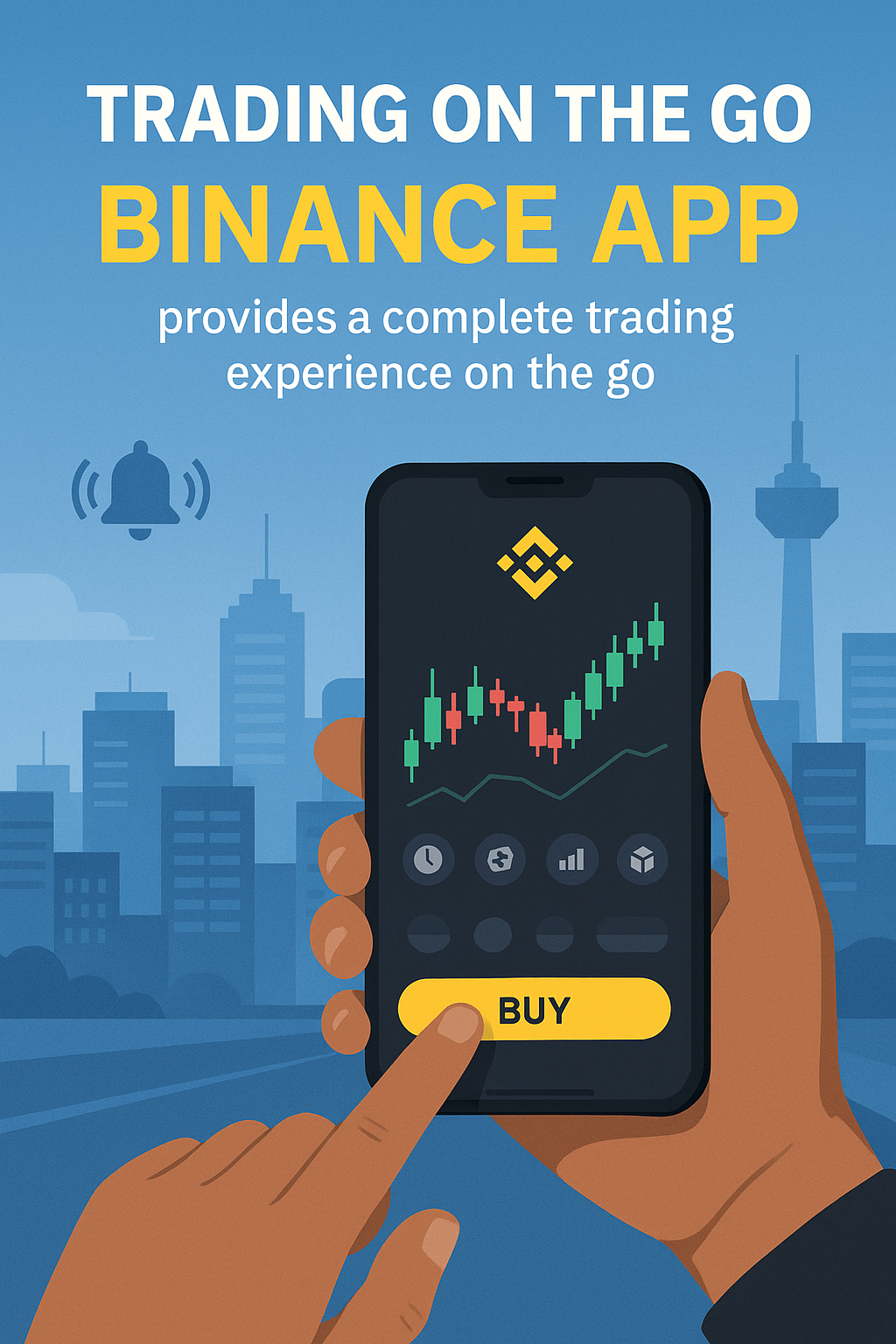 Trade on the go everywhere world wide with Binance Crypto Exchange, super easy to use